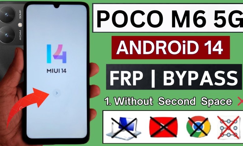 Poco M6 5G Frp Bypass/Unlock Android 14 Without PC | Poco M6 5G Frp Bypass/Unlock Android 14 Without PC |