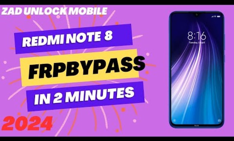 Redmi Note 8 Frp bypass MIUI 12.5.2 (Without Pc) Redmi Redmi Note 8 Frp bypass MIUI 12.5.2 (Without Pc) Redmi