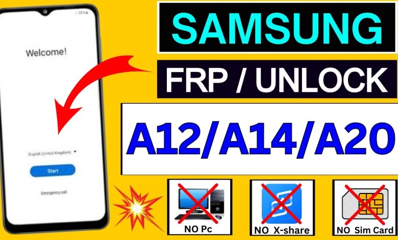 All Samsung Galaxy A12/A14/A20 Google Account All Samsung Galaxy A12/A14/A20 Google Account