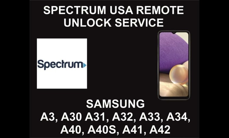 Spectrum USA Remote Unlock Service, Samsung A30, A31, Spectrum USA Remote Unlock Service, Samsung A30, A31,