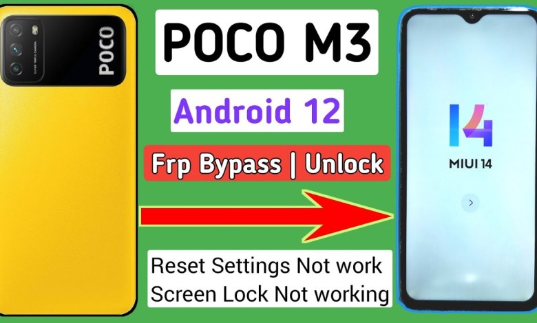 POCO M3 (MIUI 14) Frp Bypass Android 12 || Reset option POCO M3 (MIUI 14) Frp Bypass Android 12 || Reset option