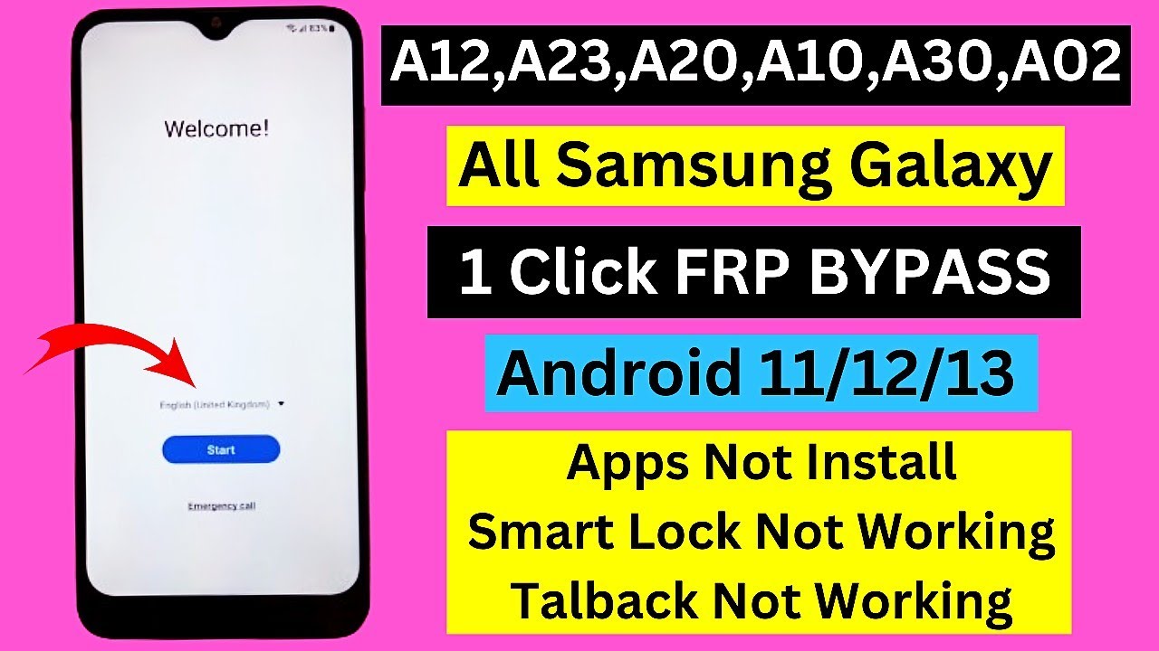 Samsung A12,A23,A20,A10,A30,A02 Frp Bypass – Samsung A12,A23,A20,A10,A30,A02 Frp Bypass –