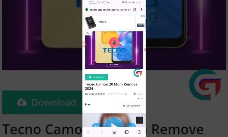 FREE Tecno Camon 20 CK6 Mdm Remove 2024 By Pandora FREE Tecno Camon 20 CK6 Mdm Remove 2024 By Pandora