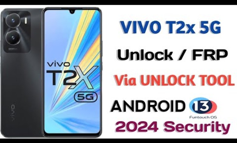 Vivo T2x 5G Unlock / Frp bypass with unlock tool just 1 Vivo T2x 5G Unlock / Frp bypass with unlock tool just 1