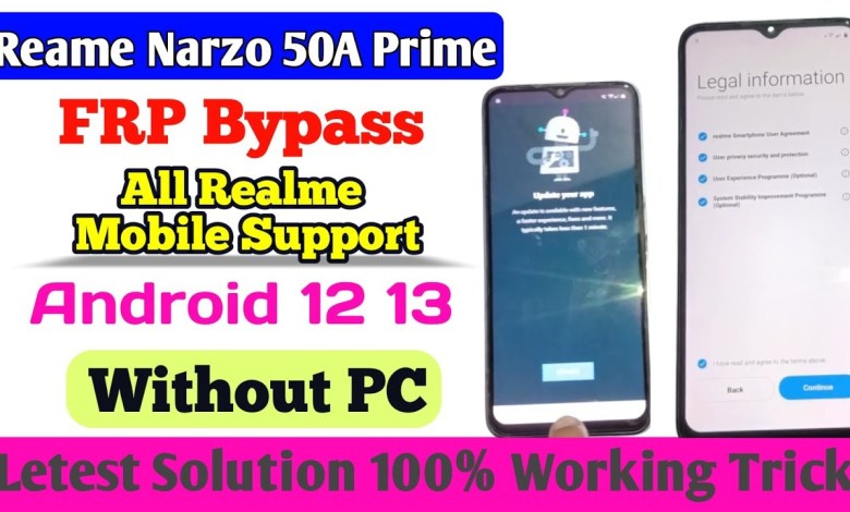 Realme Narzo 50a Prime Frp Bypass | All Realme FRP Realme Narzo 50a Prime Frp Bypass | All Realme FRP