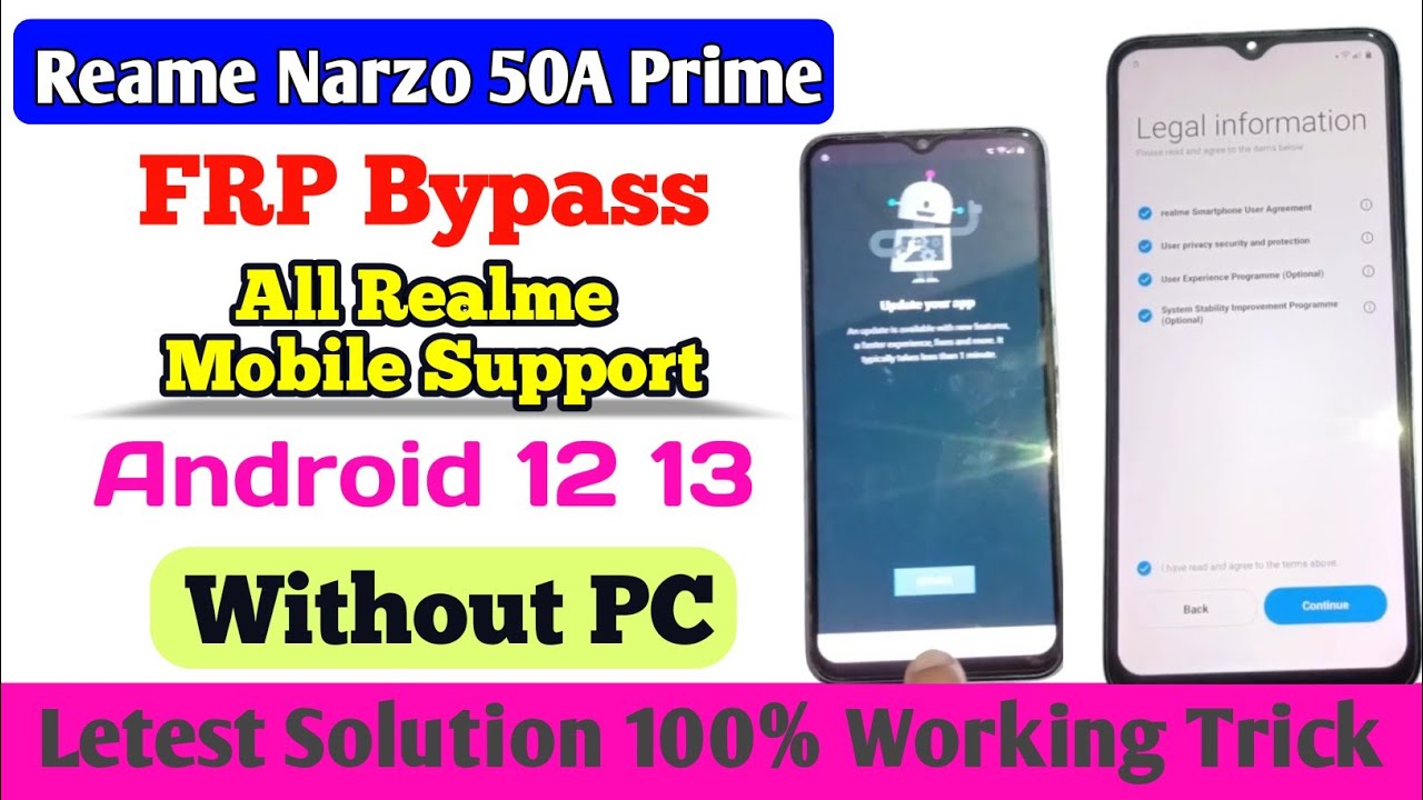 Realme Narzo 50a Prime Frp Bypass | All Realme FRP Realme Narzo 50a Prime Frp Bypass | All Realme FRP
