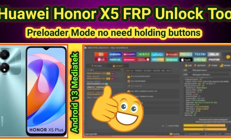 Unlock the Secrets: Huawei Honor X5 Plus FRP Bypass Tool for 2025 | TECH Insights Unlock the Secrets: Huawei Honor X5 Plus FRP Bypass Tool for 2025 | TECH Insights