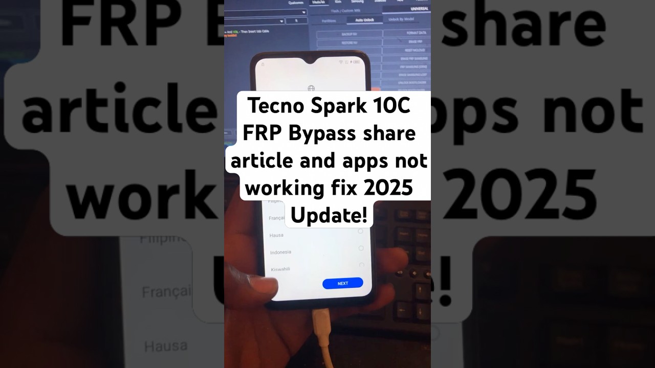 Unlocking the Techno Spark 10C: Discover the New 2025 FRP Bypass Method – No PC Required! Unlocking the Techno Spark 10C: Discover the New 2025 FRP Bypass Method – No PC Required!