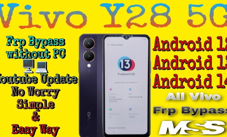 Vivo Y28 5G Frp Bypass Android 13 | Vivo Y28 5G Frp Vivo Y28 5G Frp Bypass Android 13 | Vivo Y28 5G Frp