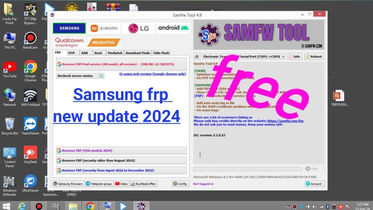 SAMFW Tool 4.9. 2024 #SAMSUNGFRPTOOLFREE SAMFW Tool 4.9. 2024 #SAMSUNGFRPTOOLFREE