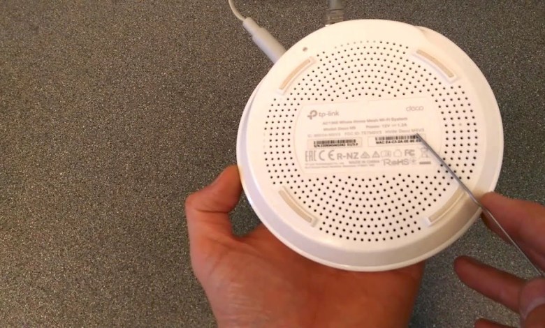 How to factory reset tp-link Deco M5 WiFi Mesh Router How to factory reset tp-link Deco M5 WiFi Mesh Router