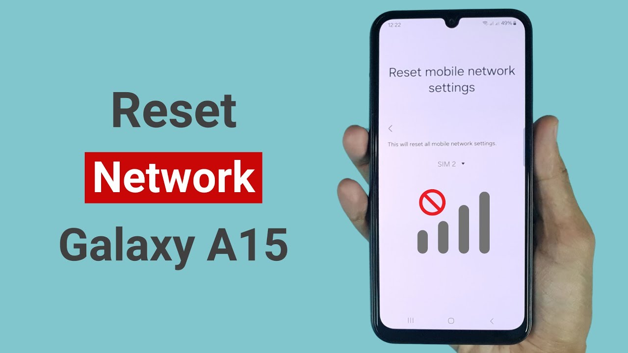 How to Reset Mobile Network Settings in Samsung A15 How to Reset Mobile Network Settings in Samsung A15
