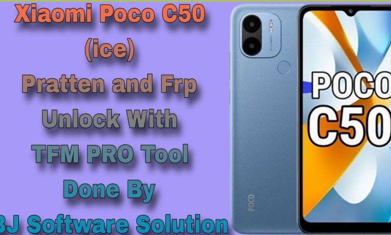 Xiaomi Poco C50 Pratten and Frp Unlock With TFM PRO Xiaomi Poco C50 Pratten and Frp Unlock With TFM PRO
