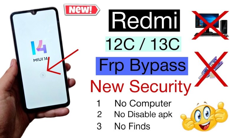 Redmi 13C Frp Bypass MIUI 14 New Method Without PC ! Redmi 13C Frp Bypass MIUI 14 New Method Without PC !
