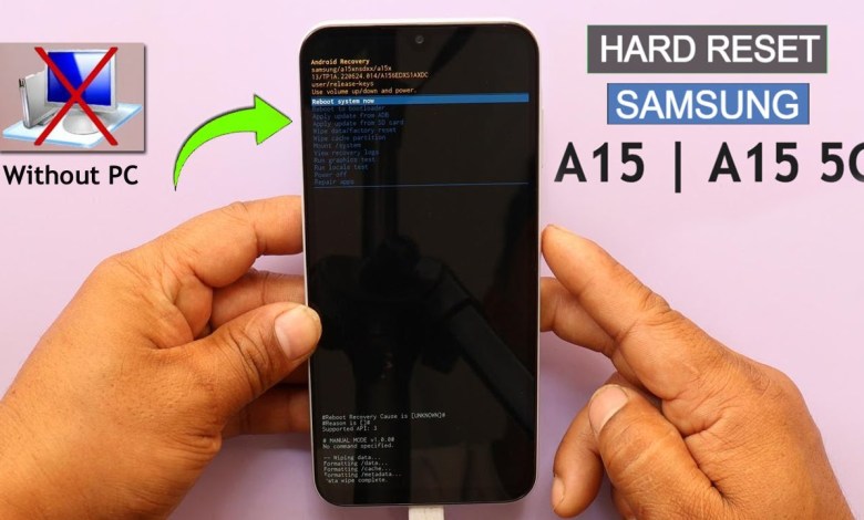 Hard Reset Samsung A15 | A15 5G Remove Hard Reset Samsung A15 | A15 5G Remove