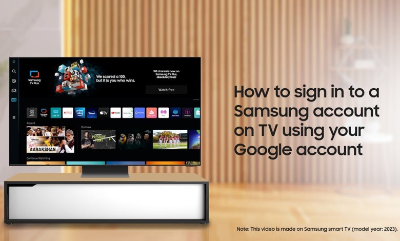 How to sign in to a Samsung account on TV using How to sign in to a Samsung account on TV using