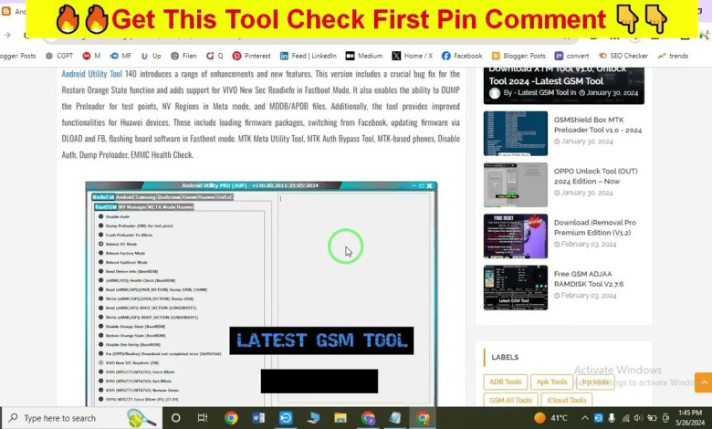 Android Utility Tool V140 | Samsung FRP Bypass 2024 ADB Android Utility Tool V140 | Samsung FRP Bypass 2024 ADB