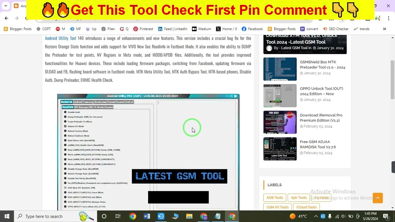 Android Utility Tool V140 | Samsung FRP Bypass 2024 ADB Android Utility Tool V140 | Samsung FRP Bypass 2024 ADB