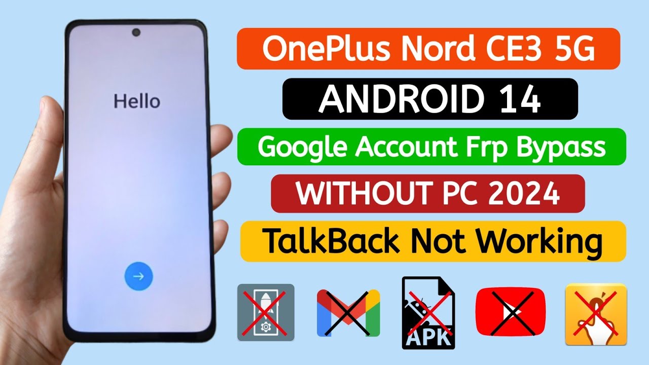 OnePlus Nord CE3 5G Gmail Account Frp Bypass | Latest OnePlus Nord CE3 5G Gmail Account Frp Bypass | Latest
