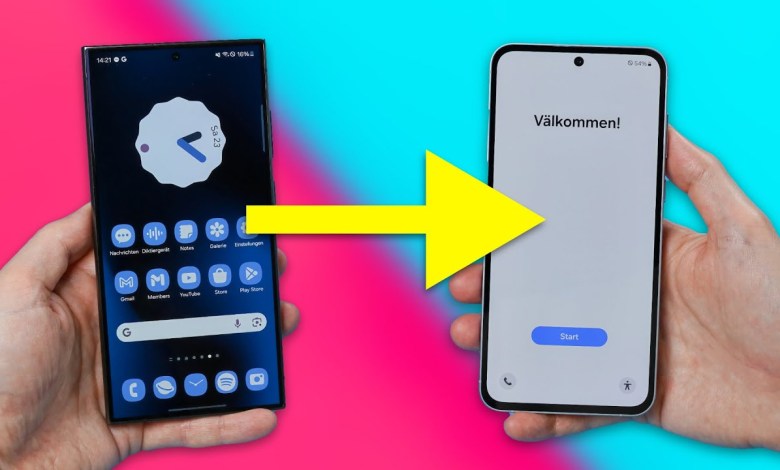 Transfer old data to new Samsung Galaxy A55 Transfer old data to new Samsung Galaxy A55