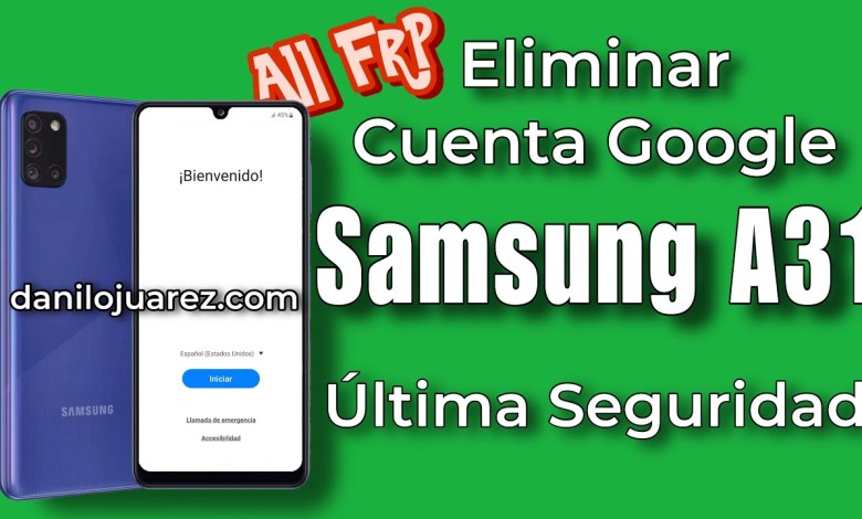 Remove FRP Galaxy A31 remove google account Remove FRP Galaxy A31 remove google account