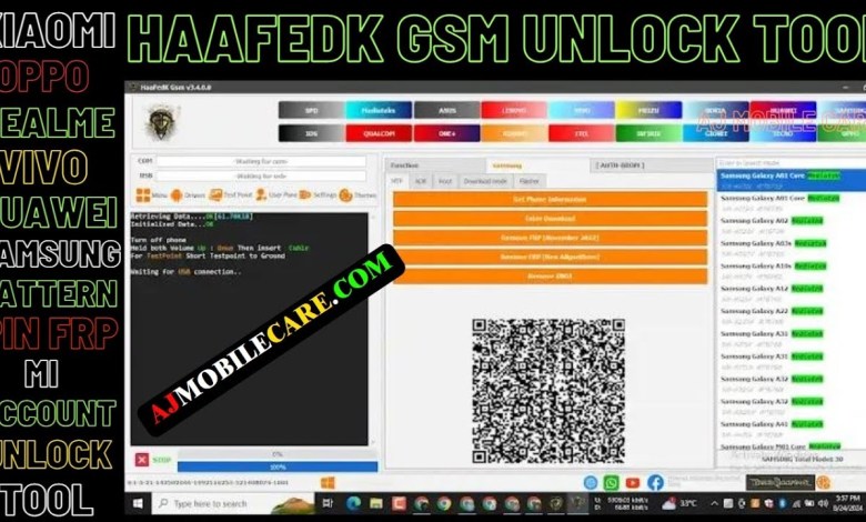 HAAFEDK UNLOCK TOOL, MTK QUALCOMM NEW SECURITY UNLOCK HAAFEDK UNLOCK TOOL, MTK QUALCOMM NEW SECURITY UNLOCK