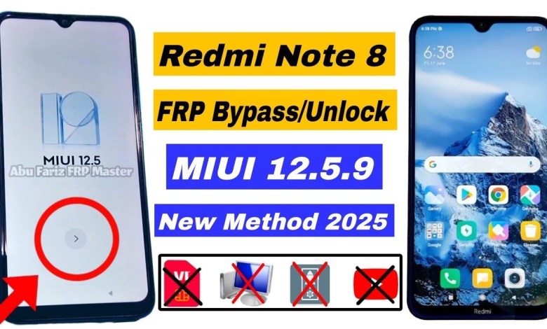 Unlock Redmi Note 8 with MIUI 12.5.9 without needing a PC! Unlock Redmi Note 8 with MIUI 12.5.9 without needing a PC!