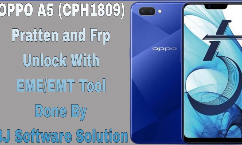OPPO A5 CPH1809 Pratten and Frp Unlock With EME/EMT OPPO A5 CPH1809 Pratten and Frp Unlock With EME/EMT