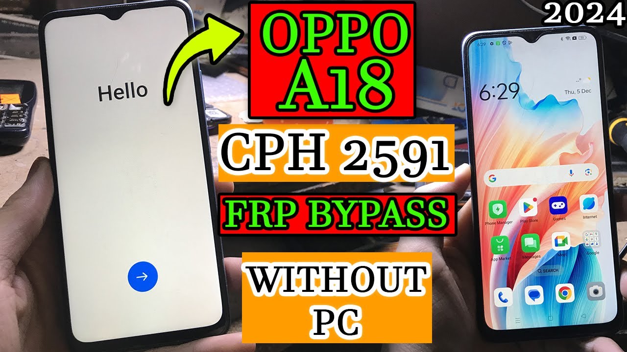 Discover How to Bypass FRP on Oppo A18 with Android 14 in 2024 Secret Method CPH2591 Discover How to Bypass FRP on Oppo A18 with Android 14 in 2024 Secret Method CPH2591