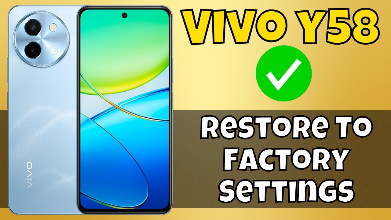 Vivo Y58 Factory Data Reset || Hard Reset || Reset All Vivo Y58 Factory Data Reset || Hard Reset || Reset All