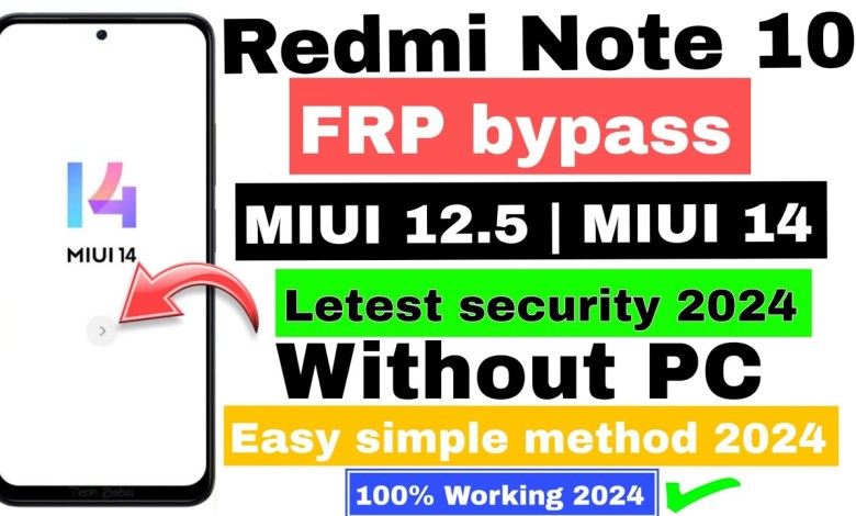 Redmi note 10 MIUI 12.5 FRP LOCK BYPASS (without pc) Redmi note 10 MIUI 12.5 FRP LOCK BYPASS (without pc)