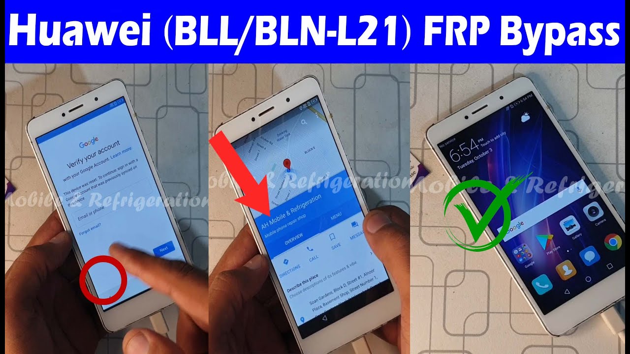Huawei GR5 2017/Honor 6x (BLL/BLN-L21) FRP Bypass Huawei GR5 2017/Honor 6x (BLL/BLN-L21) FRP Bypass