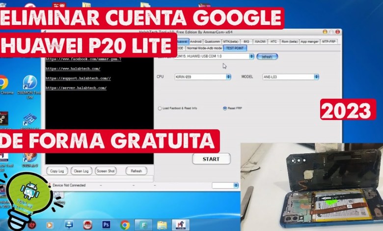 DELETE GOOGLE ACCOUNT FROM HUAWEI P20 LITE (TEST POINT) DELETE GOOGLE ACCOUNT FROM HUAWEI P20 LITE (TEST POINT)