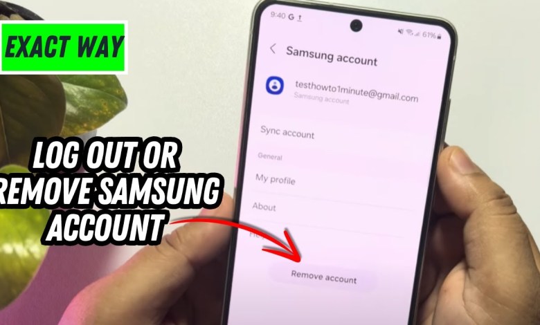 How To Log Out or Remove Samsung Account 2024 (All How To Log Out or Remove Samsung Account 2024 (All