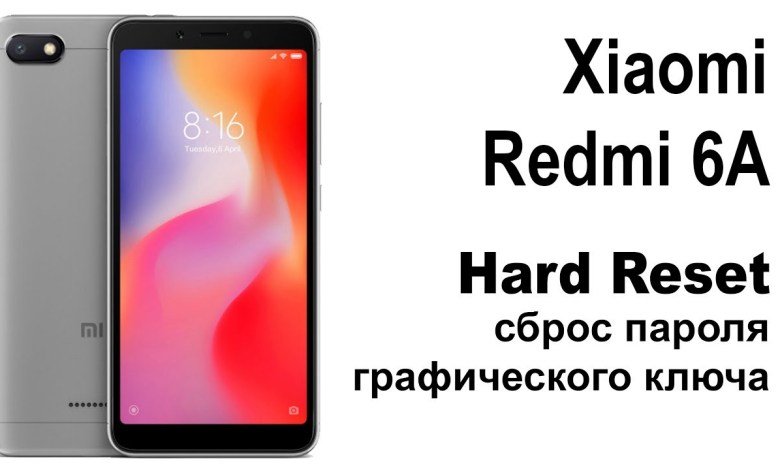 Xiaomi Redmi 6A. Reset pattern or password. Xiaomi Redmi 6A. Reset pattern or password.