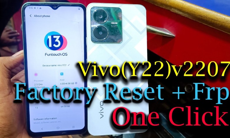 VIVO Y22 (V2207) Factory Reset + Frp bypass UNLOCK TOOL VIVO Y22 (V2207) Factory Reset + Frp bypass UNLOCK TOOL