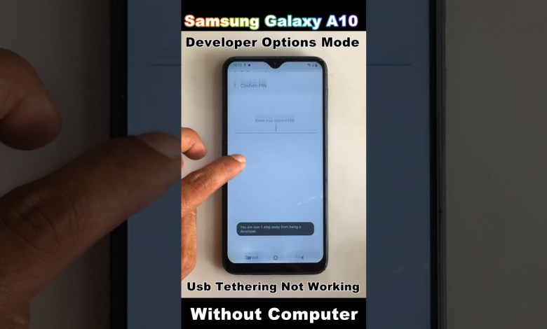 Samsung Galaxy A10 Developer Options Mode Not Working Samsung Galaxy A10 Developer Options Mode Not Working