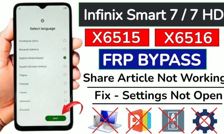Unlocking the Secrets: How to Bypass FRP on Infinix Smart 7 & 7 HD Without a PC! Unlocking the Secrets: How to Bypass FRP on Infinix Smart 7 & 7 HD Without a PC!