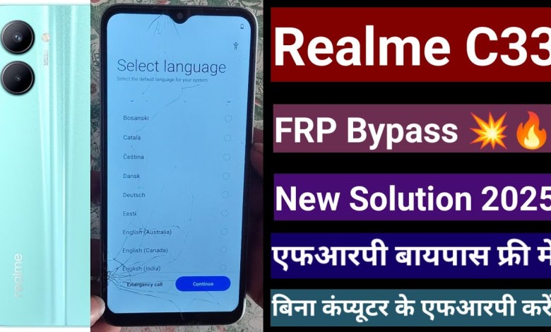 Unlocking the Mystery: Realme C33 FRP Bypass on Android 12 – Discover the Newest Solution! Unlocking the Mystery: Realme C33 FRP Bypass on Android 12 – Discover the Newest Solution!