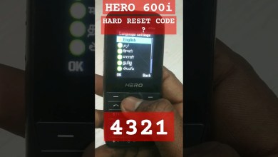 HERO 600i KEYPAD MOBILE HARD RESET HERO 600i KEYPAD MOBILE HARD RESET
