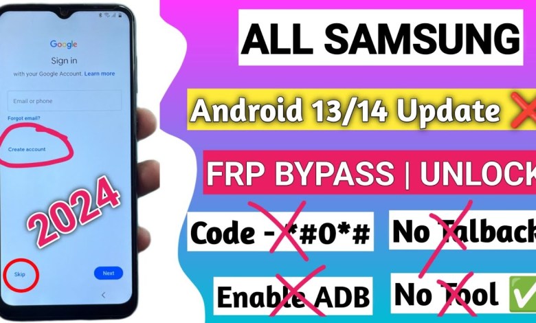All Samsung FRP Bypass 2024 ADB Enable Fail Android All Samsung FRP Bypass 2024 ADB Enable Fail Android