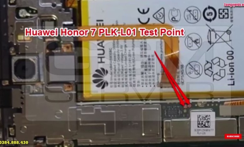 Huawei Honor 7 PLK-L01 Test Point Huawei Honor 7 PLK-L01 Test Point