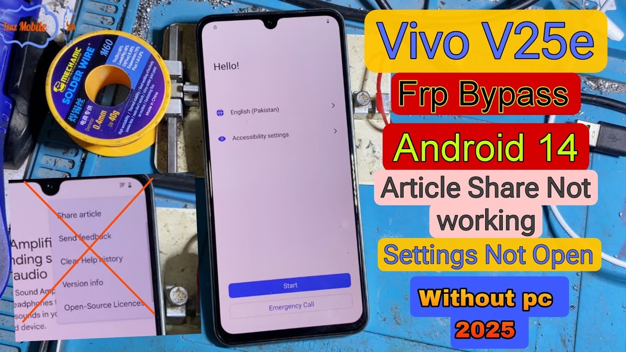 Curious about Vivo V25e Frp Bypass on Android 14 with Settings Issue? Curious about Vivo V25e Frp Bypass on Android 14 with Settings Issue?