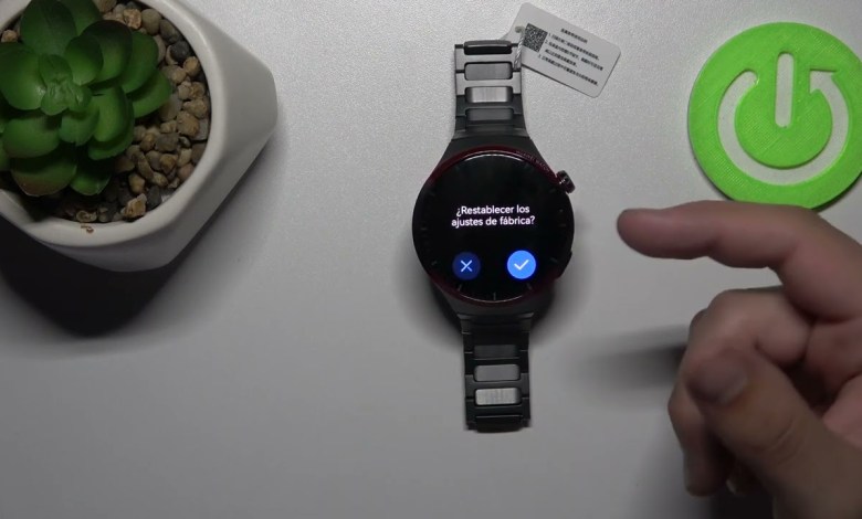 How to factory reset the Huawei Watch 4 Pro space How to factory reset the Huawei Watch 4 Pro space