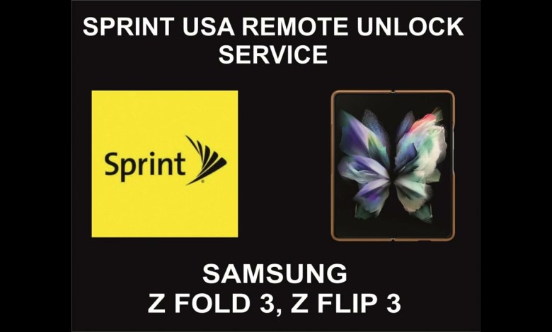 Sprint USA Samsung Unlock Service, Samsung Z Fold 3, Z Sprint USA Samsung Unlock Service, Samsung Z Fold 3, Z