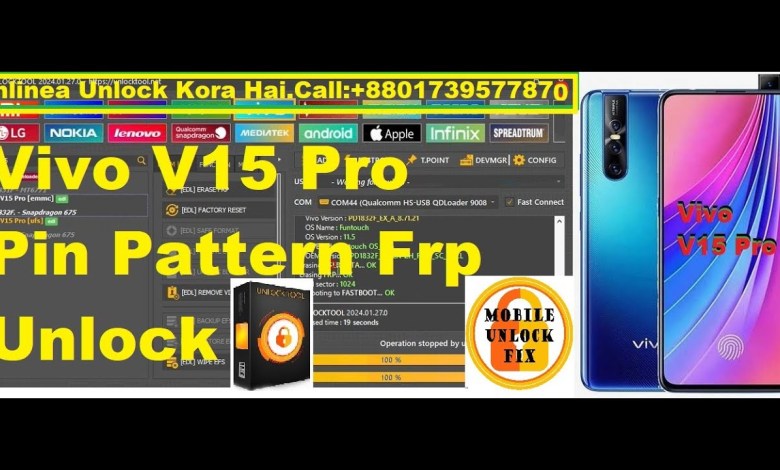 Vivo V15 Pro Pin Pattern Frp Unlock Tool by Mobile Vivo V15 Pro Pin Pattern Frp Unlock Tool by Mobile