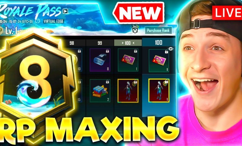 MAXING NEW A8 ROYALE PASS! PUBG MOBILE LIVE MAXING NEW A8 ROYALE PASS! PUBG MOBILE LIVE