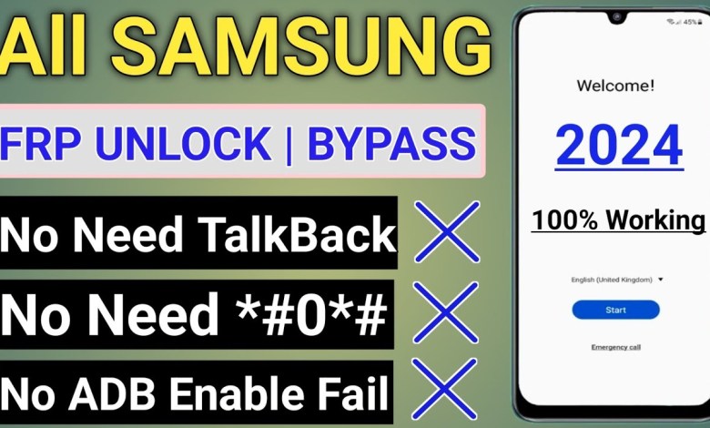 New Method – All Samsung Frp Bypass 2024 Android New Method – All Samsung Frp Bypass 2024 Android
