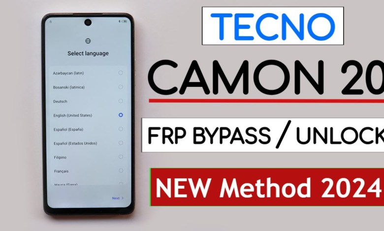 Tecno Camon 20 (CK6) FRP Bypass/Unlock Google Account Tecno Camon 20 (CK6) FRP Bypass/Unlock Google Account