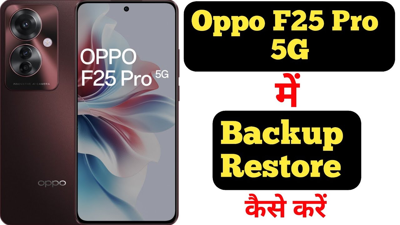 How to backup and restore data on Oppo F25 Pro 5G |Oppo How to backup and restore data on Oppo F25 Pro 5G |Oppo